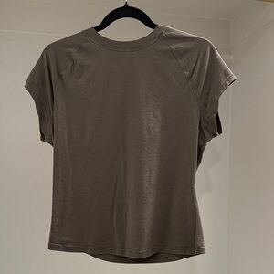 SKIMS Taupe Short Sleeve Tee